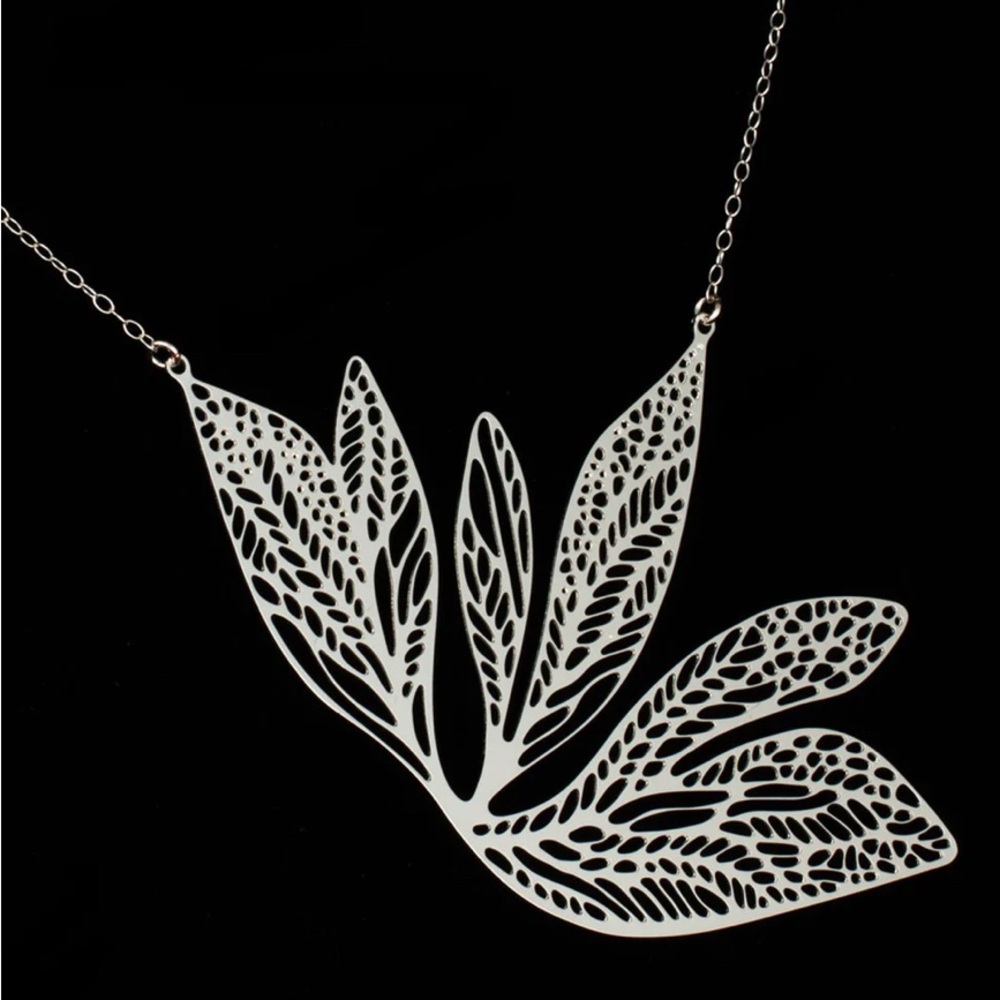 Alucik Silver-Plated Flight Pendant Necklace